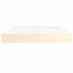 vidaXL Saltea de pat cu arcuri, crem, 140x190x20 cm, piele ecologică vidaXL Saltea de pat cu arcuri, crem, 140x190x20 cm, piele ecologică
