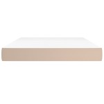 vidaXL Saltea de pat cu arcuri, cappuccino, 140x190x20 cm, piele eco vidaXL Saltea de pat cu arcuri, cappuccino, 140x190x20 cm, piele eco