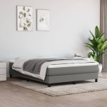 vidaXL Saltea de pat cu arcuri, gri închis, 140x200x20 cm, textil vidaXL Saltea de pat cu arcuri, gri închis, 140x200x20 cm, textil