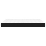 vidaXL Saltea de pat cu arcuri, negru, 140x200x20 cm, textil
