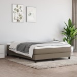 vidaXL Saltea de pat cu arcuri, gri taupe, 140x200x20 cm, textil vidaXL Saltea de pat cu arcuri, gri taupe, 140x200x20 cm, textil