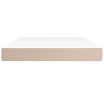 vidaXL Saltea de pat cu arcuri, cappuccino, 140x200x20 cm, piele eco vidaXL Saltea de pat cu arcuri, cappuccino, 140x200x20 cm, piele eco