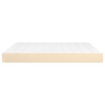vidaXL Saltea de pat cu arcuri, crem, 160x200x20 cm, textil vidaXL Saltea de pat cu arcuri, crem, 160x200x20 cm, textil