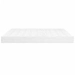 vidaXL Saltea de pat cu arcuri, alb, 160x200x20 cm, piele ecologică vidaXL Saltea de pat cu arcuri, alb, 160x200x20 cm, piele ecologică