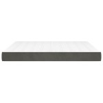 vidaXL Saltea de pat cu arcuri, gri închis, 160x200x20 cm, catifea vidaXL Saltea de pat cu arcuri, gri închis, 160x200x20 cm, catifea