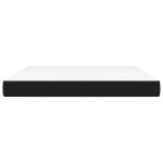 vidaXL Saltea de pat cu arcuri, negru, 180x200x20 cm, textil vidaXL Saltea de pat cu arcuri, negru, 180x200x20 cm, textil