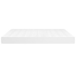 vidaXL Saltea de pat cu arcuri, alb, 180x200x20 cm, piele ecologică vidaXL Saltea de pat cu arcuri, alb, 180x200x20 cm, piele ecologică