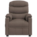 vidaXL Scaun de masaj, taupe, țesătură vidaXL Scaun de masaj, taupe, țesătură