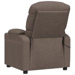 vidaXL Scaun de masaj, taupe, țesătură vidaXL Scaun de masaj, taupe, țesătură