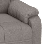 vidaXL Scaun de masaj, taupe, țesătură vidaXL Scaun de masaj, taupe, țesătură