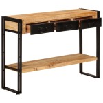 vidaXL Măsuță consolă, 110x30x76 cm, lemn masiv de mango vidaXL Măsuță consolă, 110x30x76 cm, lemn masiv de mango