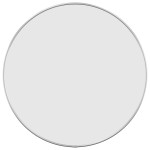 vidaXL Oglindă de perete rotundă, argintiu, Ø 50 cm