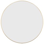 vidaXL Oglindă de perete rotundă, auriu, Ø 60 cm vidaXL Oglindă de perete rotundă, auriu, Ø 60 cm