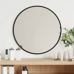 vidaXL Oglindă de perete rotundă, negru, Ø 40 cm vidaXL Oglindă de perete rotundă, negru, Ø 40 cm