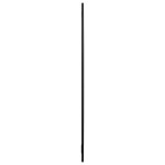vidaXL Oglindă de perete rotundă, negru, Ø 60 cm