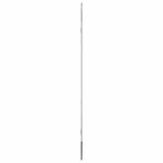 vidaXL Oglindă de perete, argintiu, 90x40 cm, ovală