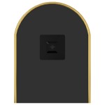 vidaXL Oglindă de perete, auriu, 50x20 cm, ovală