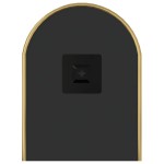 vidaXL Oglindă de perete, auriu, 60x25 cm, ovală