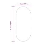 vidaXL Oglindă de perete, auriu, 100x45 cm, ovală vidaXL Oglindă de perete, auriu, 100x45 cm, ovală