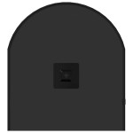 vidaXL Oglindă de perete, negru, 70x30 cm, ovală