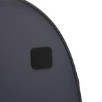 vidaXL Oglindă de perete, negru, 60x40 cm