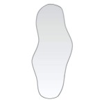 vidaXL Oglindă de perete, argintiu, 100x45 cm vidaXL Oglindă de perete, argintiu, 100x45 cm