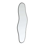 vidaXL Oglindă de perete, negru, 90x40 cm vidaXL Oglindă de perete, negru, 90x40 cm
