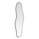 vidaXL Oglindă de perete, negru, 100x45 cm vidaXL Oglindă de perete, negru, 100x45 cm
