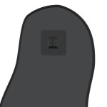 vidaXL Oglindă de perete, negru, 100x45 cm vidaXL Oglindă de perete, negru, 100x45 cm