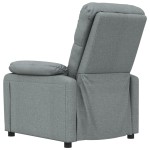 vidaXL Fotoliu rabatabil, gri închis, material textil
