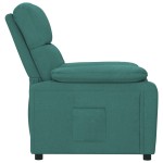 vidaXL Fotoliu rabatabil, verde închis, material textil vidaXL Fotoliu rabatabil, verde închis, material textil