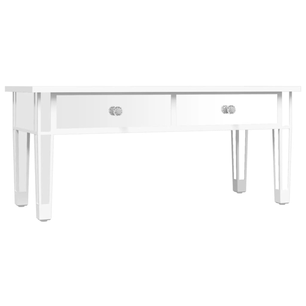 vidaXL Măsuță de cafea cu oglindă 106x45x45 cm lemn compozit și sticlă