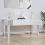 vidaXL Măsuță de cafea cu oglindă 106x45x45 cm lemn compozit și sticlă vidaXL Măsuță de cafea cu oglindă 106x45x45 cm lemn compozit și sticlă