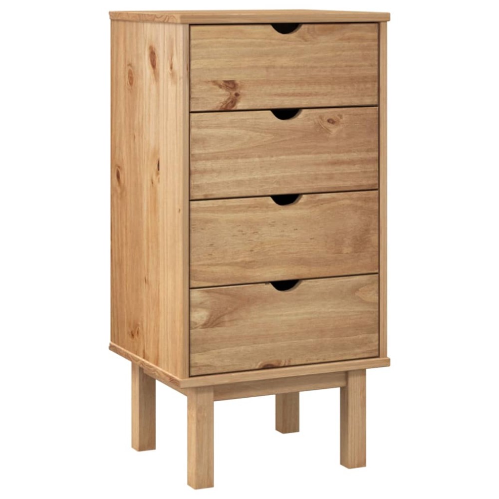 vidaXL Dulap cu sertar "OTTA", 45x39x90cm, lemn masiv de pin