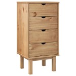 vidaXL Dulap cu sertar "OTTA", 45x39x90cm, lemn masiv de pin vidaXL Dulap cu sertar "OTTA", 45x39x90cm, lemn masiv de pin