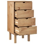 vidaXL Dulap cu sertar "OTTA", 45x39x90cm, lemn masiv de pin vidaXL Dulap cu sertar "OTTA", 45x39x90cm, lemn masiv de pin