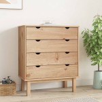 vidaXL Dulap cu sertar "OTTA", 76,5x39,5x90 cm, lemn masiv de pin vidaXL Dulap cu sertar "OTTA", 76,5x39,5x90 cm, lemn masiv de pin