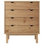 vidaXL Dulap cu sertar "OTTA", 76,5x39,5x90 cm, lemn masiv de pin vidaXL Dulap cu sertar "OTTA", 76,5x39,5x90 cm, lemn masiv de pin