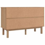 vidaXL Dulap cu sertar OTTA maro/gri, 111x43x73,5 cm, lemn masiv pin vidaXL Dulap cu sertar OTTA maro/gri, 111x43x73,5 cm, lemn masiv pin