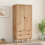 vidaXL Șifonier OTTA, 76,5x53x172 cm, lemn masiv pin vidaXL Șifonier OTTA, 76,5x53x172 cm, lemn masiv pin