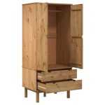 vidaXL Șifonier OTTA, 76,5x53x172 cm, lemn masiv pin vidaXL Șifonier OTTA, 76,5x53x172 cm, lemn masiv pin