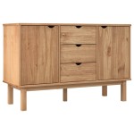 vidaXL Servantă OTTA, 113,5x43x73 cm, lemn masiv de pin vidaXL Servantă OTTA, 113,5x43x73 cm, lemn masiv de pin