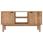 vidaXL Dulap TV "OTTA", 113,5x43x57 cm, lemn masiv de pin