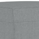 vidaXL Taburet, gri deschis, 60x50x41 cm, material textil vidaXL Taburet, gri deschis, 60x50x41 cm, material textil