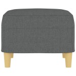 vidaXL Taburet, gri închis, 60x50x41 cm, material textil vidaXL Taburet, gri închis, 60x50x41 cm, material textil