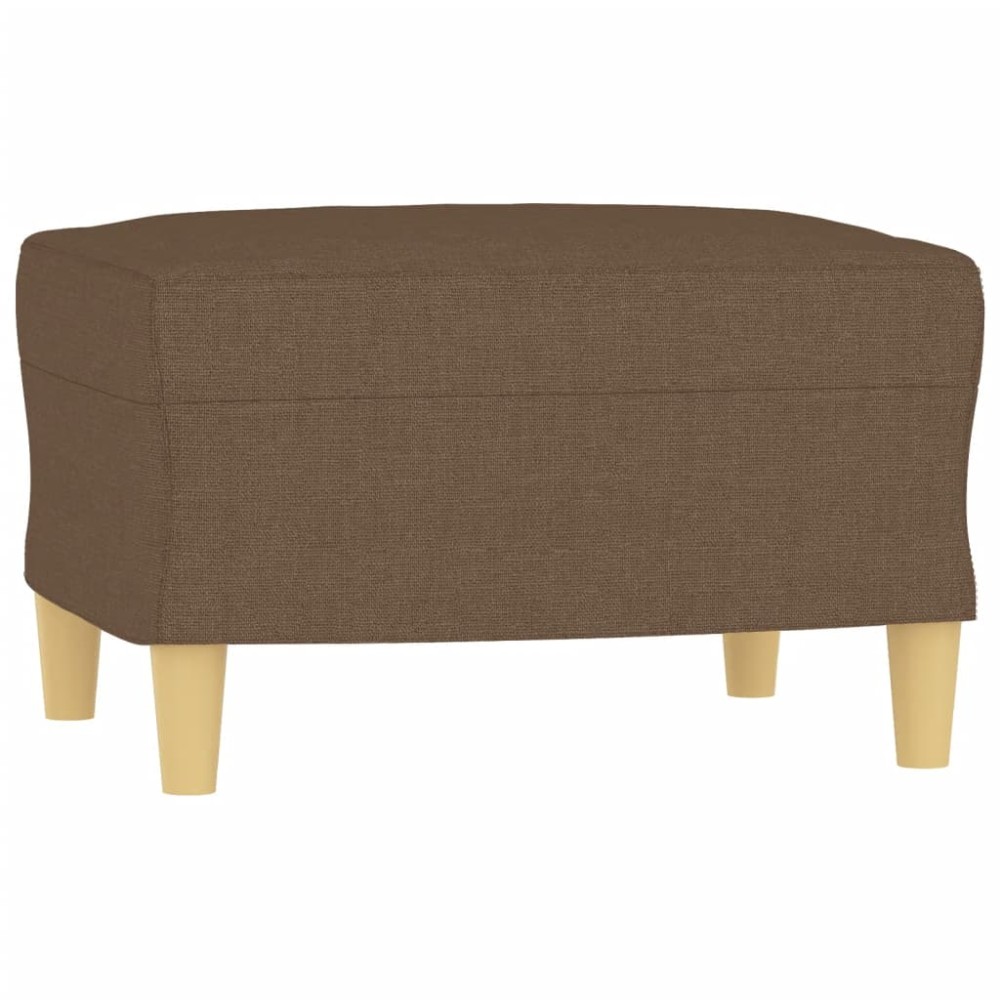 vidaXL Taburet, maro, 60x50x41 cm, material textil