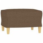vidaXL Taburet, maro, 60x50x41 cm, material textil vidaXL Taburet, maro, 60x50x41 cm, material textil