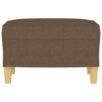 vidaXL Taburet, maro, 60x50x41 cm, material textil vidaXL Taburet, maro, 60x50x41 cm, material textil