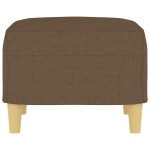 vidaXL Taburet, maro, 60x50x41 cm, material textil vidaXL Taburet, maro, 60x50x41 cm, material textil