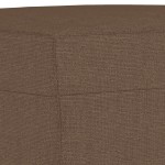 vidaXL Taburet, maro, 60x50x41 cm, material textil vidaXL Taburet, maro, 60x50x41 cm, material textil